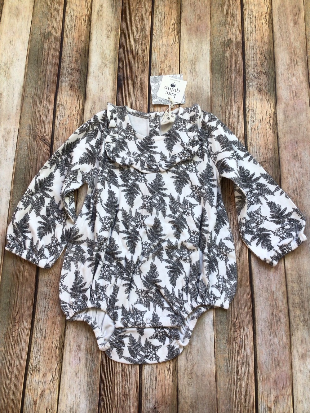 NWT Kate Quinn Orlando Fern Ruffle Yoke Gathered Bubble